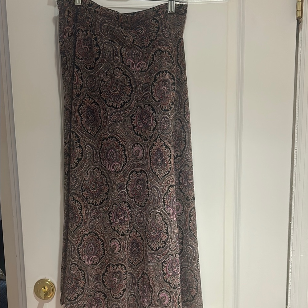 Mango Paisley Patterned Skirt
